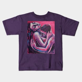 Lovers At Sunset 1 Kids T-Shirt